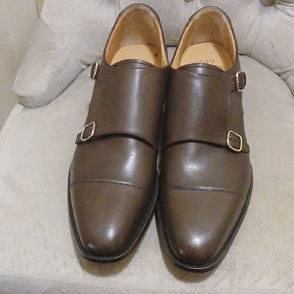 Church's Dark Brown Detroit Double Leather Monk Shoes - Picture 2 of 5